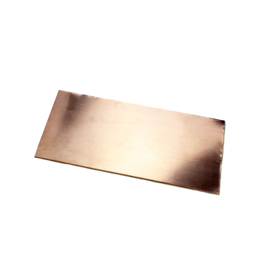 1-Piece Bronze Sheet Metal Plate, 100/200 mm, 0.5–2 mm Thick, C17200 Copper (100 x 200 x 1.0 mm)