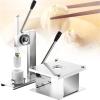 Baozi Maker, Steel Chinese Bun Dumpling Mold with Dough Press and Sealing Tool, Medium Mask view 1