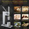 Baozi Maker, Steel Chinese Bun Dumpling Mold with Dough Press and Sealing Tool, Medium Mask view 3