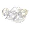 vdha 5-Piece Clear Fishing Slip Strike Indicators, Oval Surface Bubble Floats view 3