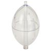vdha 5-Piece Clear Fishing Slip Strike Indicators, Oval Surface Bubble Floats view 4