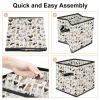 VAPOKF Foldable Storage Cube with Handles, I Love Dogs and Bones view 4