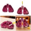 Artistic Lung-Shaped Resin Ashtray view 2