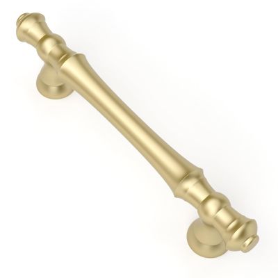 Asidrama Kitchen Cabinet Handles, 96 mm Brushed Gold, 10-Pack