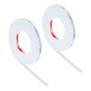 PATIKIL 3/8" W x 1/8" T x 16.4 ft EVA Single-Sided Foam Tape, 2 Rolls, White view 1