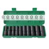 1/2-Inch 10-Piece 10–24 mm, 78 mm Hex Socket Set for Electric, Pneumatic, and Manual Wrenches view 1
