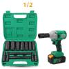 1/2-Inch 10-Piece 10–24 mm, 78 mm Hex Socket Set for Electric, Pneumatic, and Manual Wrenches view 3