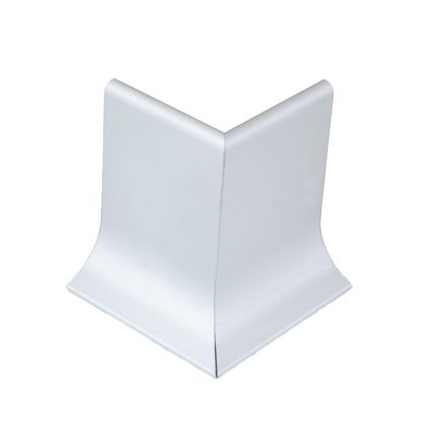 PROVISTON Outside Corner for Metal Baseboards | 30 x 30 x 100 mm | Silver