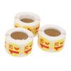 Round Yellow Self-Adhesive Price Stickers, 1,500 Pieces view 1