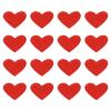 PATIKIL Iron-On Fabric Patches, 0.98 x 0.79 in, 16-Pack, Red Heart-Shaped Embroidered Love Appliques view 1