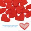 PATIKIL Iron-On Fabric Patches, 0.98 x 0.79 in, 16-Pack, Red Heart-Shaped Embroidered Love Appliques view 3