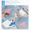 PATIKIL Iron-On Fabric Patches, 0.98 x 0.79 in, 16-Pack, Red Heart-Shaped Embroidered Love Appliques view 4