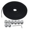 10 m (33 ft) 20T GT2 Timing Belt, 6 mm Wide, 10 Pulleys for 3D Printer CNC Tool Kit view 1