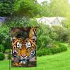 Garden Flag, 32.5 x 45.7 cm, Decorative Camouflage Tiger Welcome Flag, Double-Sided, Fade-Resistant, Outdoor/Indoor view 3