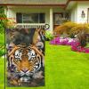 Garden Flag, 32.5 x 45.7 cm, Decorative Camouflage Tiger Welcome Flag, Double-Sided, Fade-Resistant, Outdoor/Indoor view 4