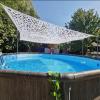 Camouflage Sun Shade Net, White, 3 x 10 m (9.8 x 32.8 ft) view 3