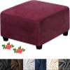 Ottoman and Footstool Slipcover, 40x40/50x50/60x60 cm, Stretch Cover, Color #7 view 1