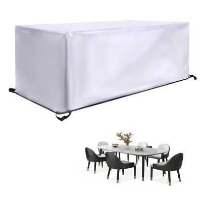 IKDZCM Outdoor Furniture Cover 130 x 60 x 80 cm, Silver Oxford Fabric