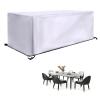 IKDZCM Outdoor Furniture Cover 130 x 60 x 80 cm, Silver Oxford Fabric view 1