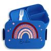 Shirtracer Mepal Personalized Kids' Lunchbox, Rainbow Stars & Name view 1