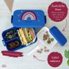 Shirtracer Mepal Personalized Kids' Lunchbox, Rainbow Stars & Name view 4