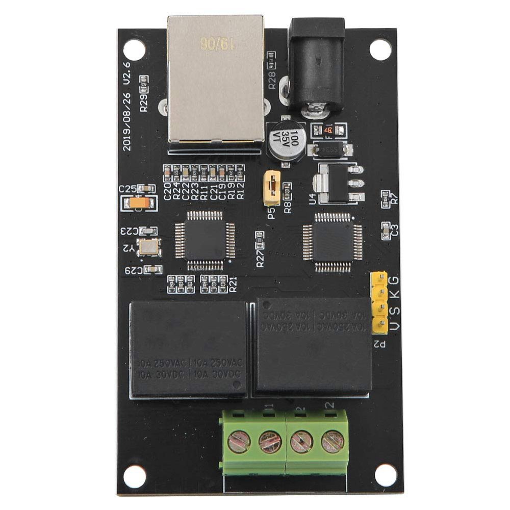 2-Way 10 A Ethernet Relay Controller for Smart Home Control