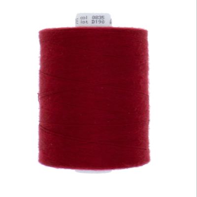 1,000 m Polyester Sewing Thread, Size 30, Dark Red 835