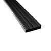 SN Deco 3-Track Curtain Track with 5 cm Mahogany Fascia, Black, 200 cm view 3