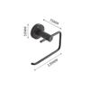 Toilet Paper Holder, Self-Adhesive or Wall-Mounted, No Drilling view 2
