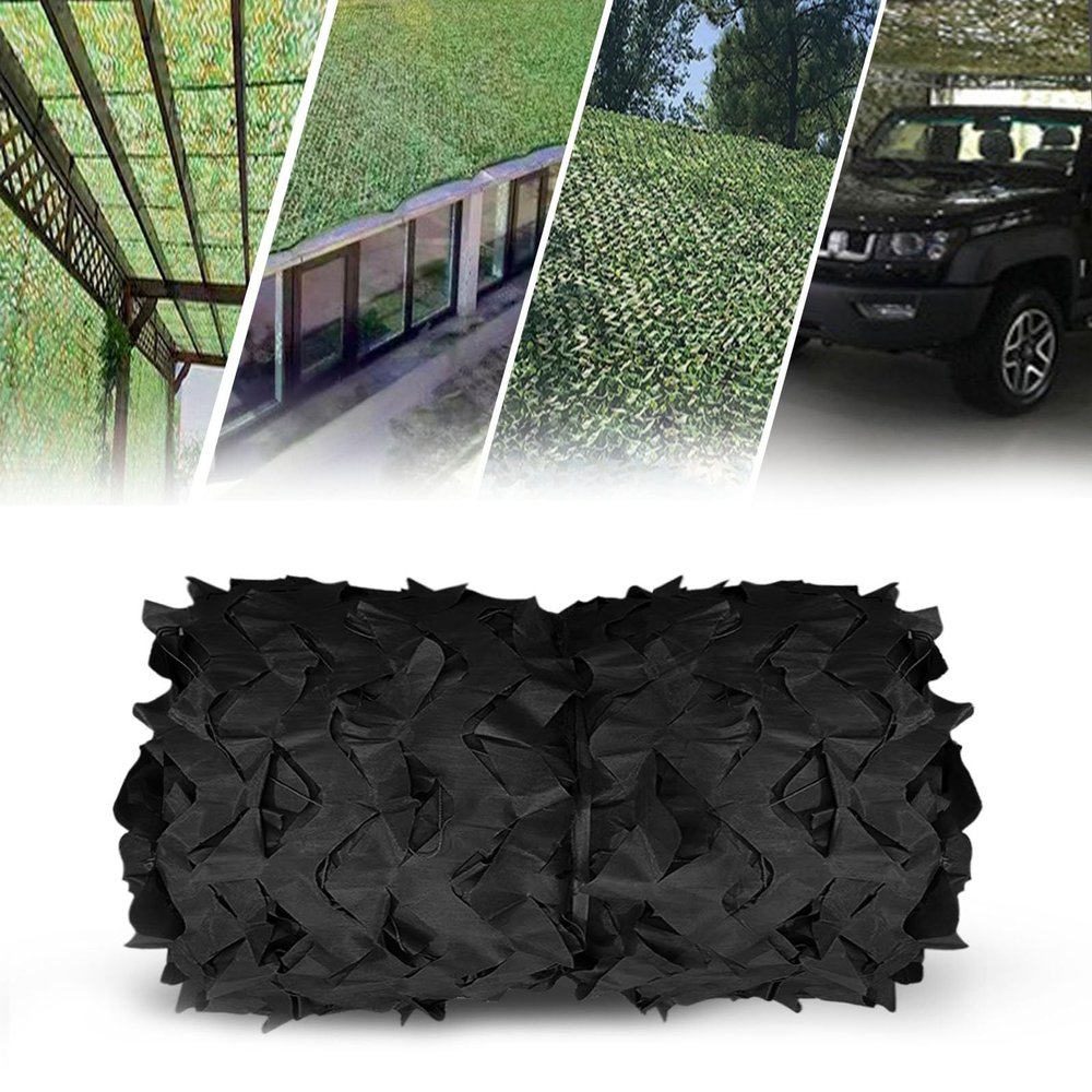RONGESAEFS Camouflage Net 10 x 10 m (32.8 x 32.8 ft) for Sun Protection, Camouflage Decor, Patio Shade and Outdoor Camping