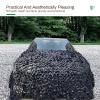 RONGESAEFS Camouflage Net 10 x 10 m (32.8 x 32.8 ft) for Sun Protection, Camouflage Decor, Patio Shade and Outdoor Camping view 3
