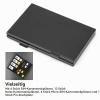 SIM Card Storage Box, Lightweight Aluminum Case with 4 SIM, 12 Nano SIM and 4 SIM Slots view 2