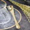 6-Piece Gold Teaspoon Set, High-Gloss Finish, Dishwasher-Safe view 3