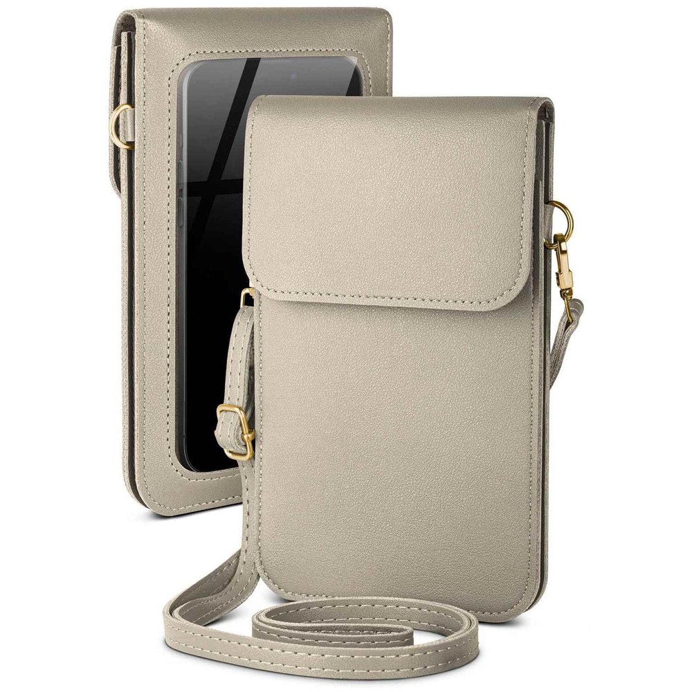 MOEX Crossbody Phone Bag for Samsung Galaxy A22 5G, Gray