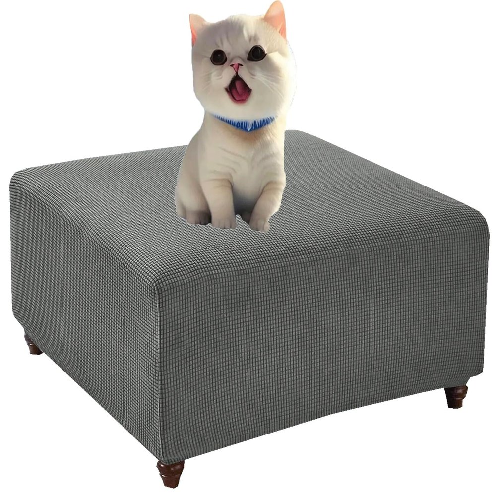 SDNAM Square Stretch Ottoman Cover, 110 x 110 cm, #14
