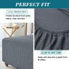 SDNAM Square Stretch Ottoman Cover, 110 x 110 cm, #14 view 4
