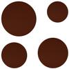 Brown Felt Circles for Décor and Crafts, 3–60 cm view 2