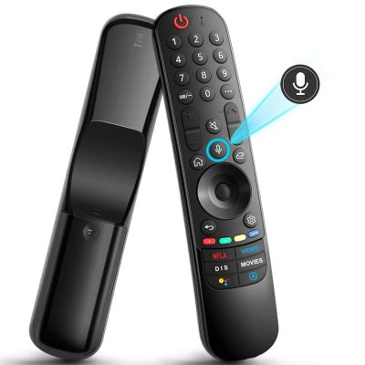 Universal Voice Remote with Voice and Pointer Functions Compatible with LG 2018–2025 Smart TVs, Replacement for MR25GA, MR24GA, MR23GA, MR22GA, MR21GA, and MR20GA