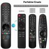Universal Voice Remote with Voice and Pointer Functions Compatible with LG 2018–2025 Smart TVs, Replacement for MR25GA, MR24GA, MR23GA, MR22GA, MR21GA, and MR20GA view 3