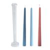 1-Piece Long Taper Candle Mold, PC Plastic view 1