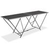 AUUIJKJF Folding Side Table, MDF and Aluminum, 200 x 60 x 78 cm view 1