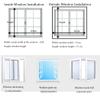 zcru004 Natural Bamboo Roller Blind, Light and Privacy Shade, Customizable, 85 x 140 cm view 2