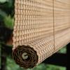 zcru004 Natural Bamboo Roller Blind, Light and Privacy Shade, Customizable, 85 x 140 cm view 4