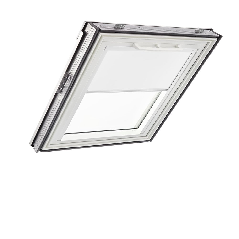 Original Roto ZRV Blackout Blind, Near-Complete Blackout, White, for Q-Series Roof Windows, 114/140 | 11/14