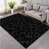 PASPRT Leopard Print Rug - Black Leopard Decor - 80 x 150 cm - Non-Slip Living Room Rug view 1