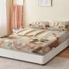 3D Champagne Pattern Fitted Sheet Set, Soft Microfiber, Fits Mattresses up to 30 cm, 90 x 200 cm view 4