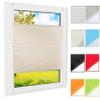 YANHONG Pleated Blind, Clamp-Fix, Beige, 65 x 100 cm view 1