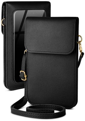 moex CitySling Crossbody Phone Bag for vivo V21 5G, Black