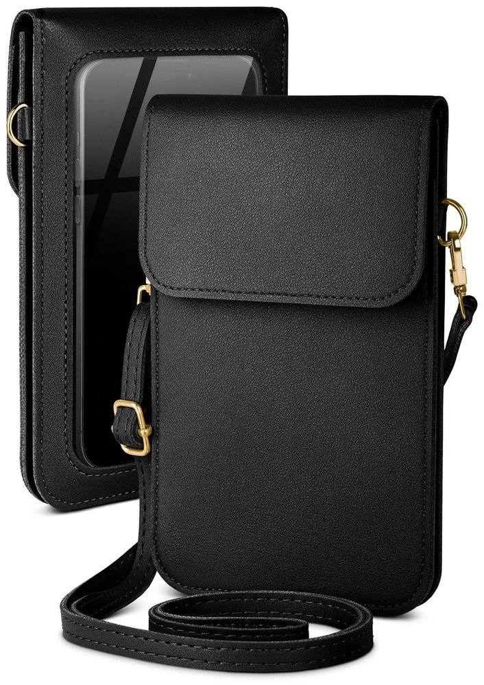 moex CitySling Crossbody Phone Bag for vivo V21 5G, Black