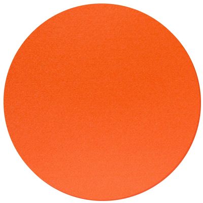 Orange Felt Circles for Crafts and Décor, 3–60 cm